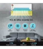TCL 1.5 Ton 3 Star Split Inverter AC | 4-in-1 Convertible Cooling | Refurbished - Image 3