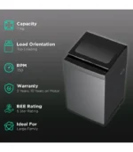 Toshiba 7 Kg Fully Automatic Top Load Washing Machine | 5 Star | Refurbished - Image 3