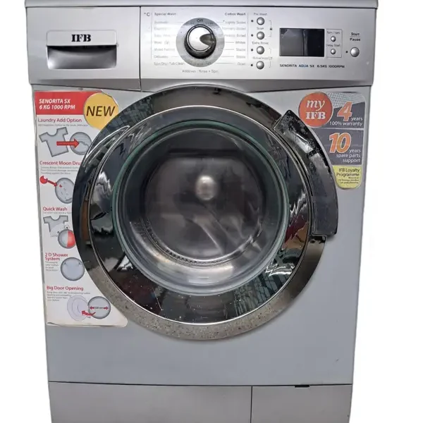 IFB Senorita Aqua SX 6.5KG Front Load Washing Machine | Silver | Refurbished