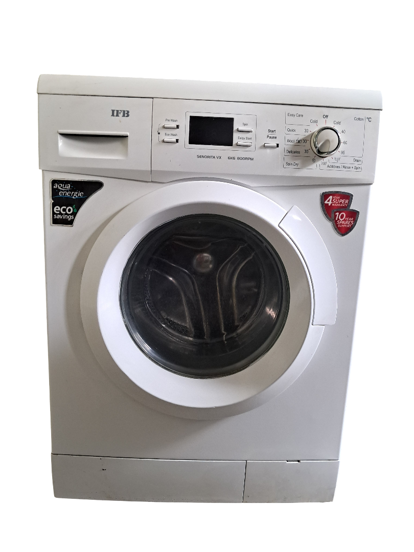 20260622_121912 IFB Senorita VX 6KG Front Load Washing Machine | White | Refurbished - Image 1